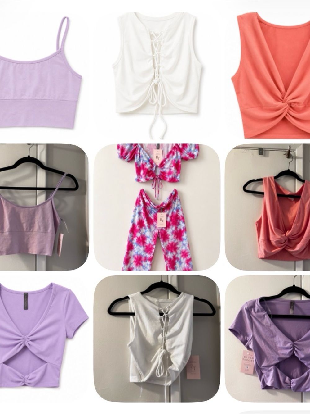 9 - Women’s bundle tops Final Sale, No cancellations, No Refunds. Pics are ex